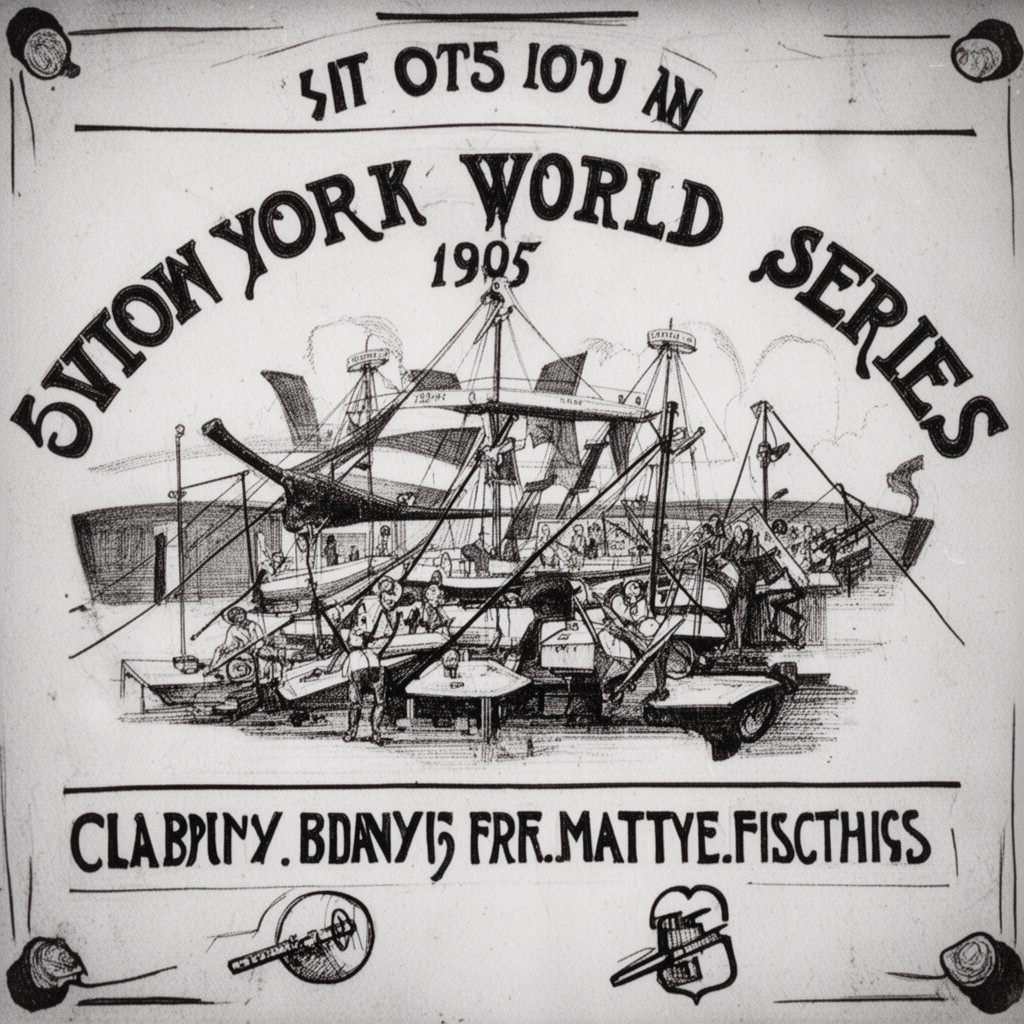 AI-generated illustration of 1905 World Series