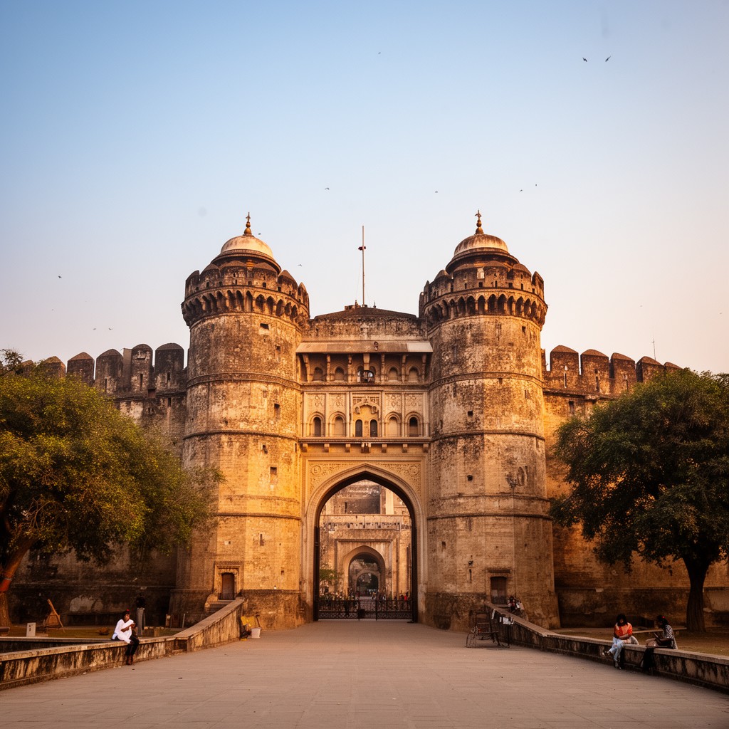 AI-generated illustration of Bhadra Fort