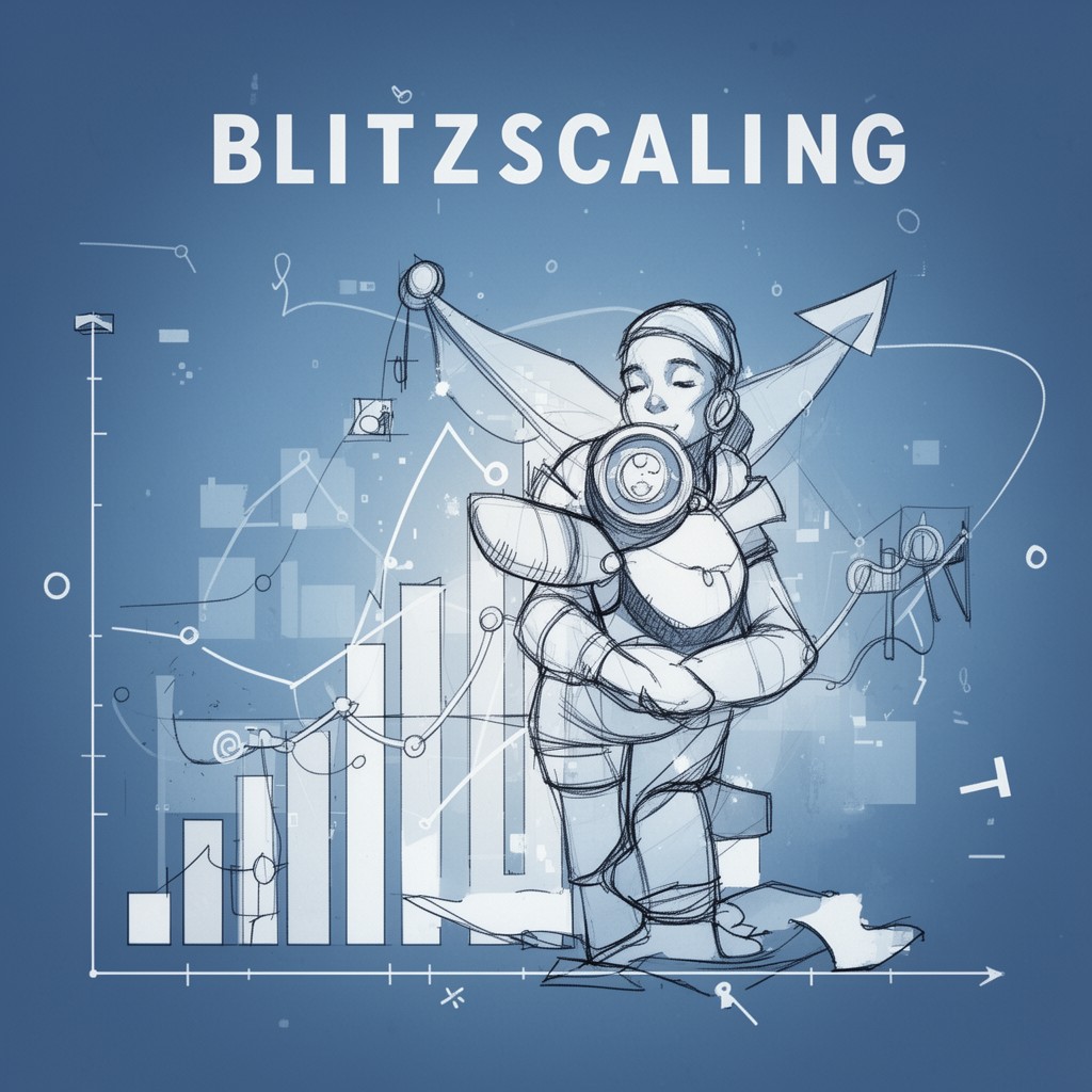 AI-generated illustration of Blitzscaling