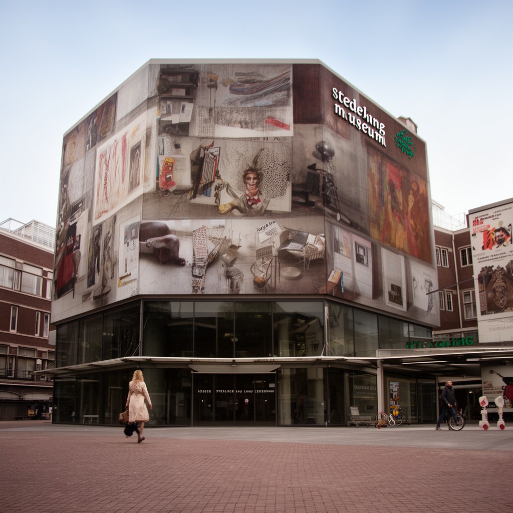 AI-generated illustration of Stedelijk Museum