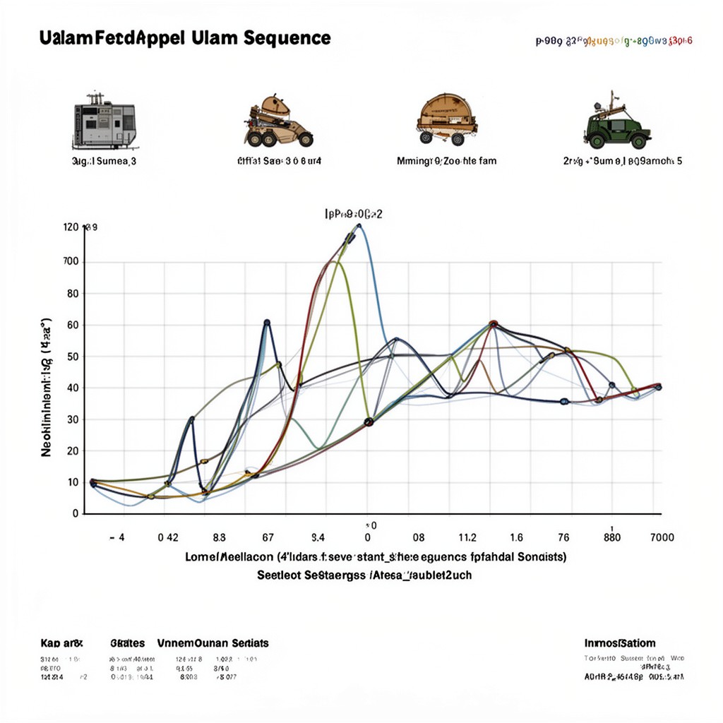 AI-generated illustration of Ulam sequence