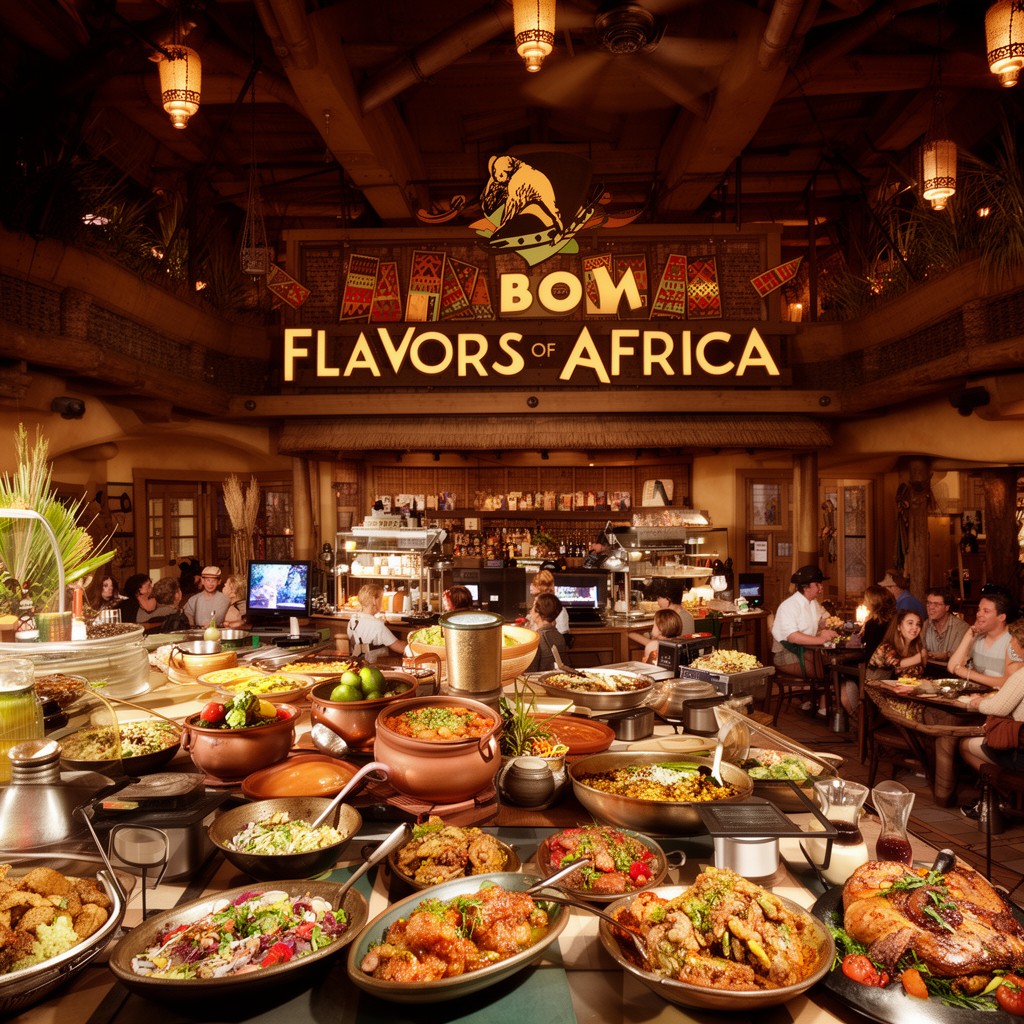 AI-generated illustration of Boma – Flavors of Africa