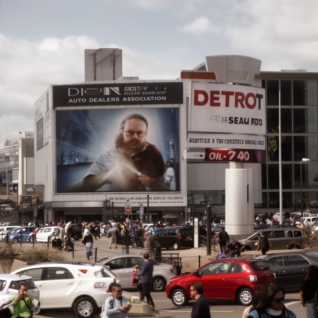 AI-generated illustration of Detroit Auto Dealers Association