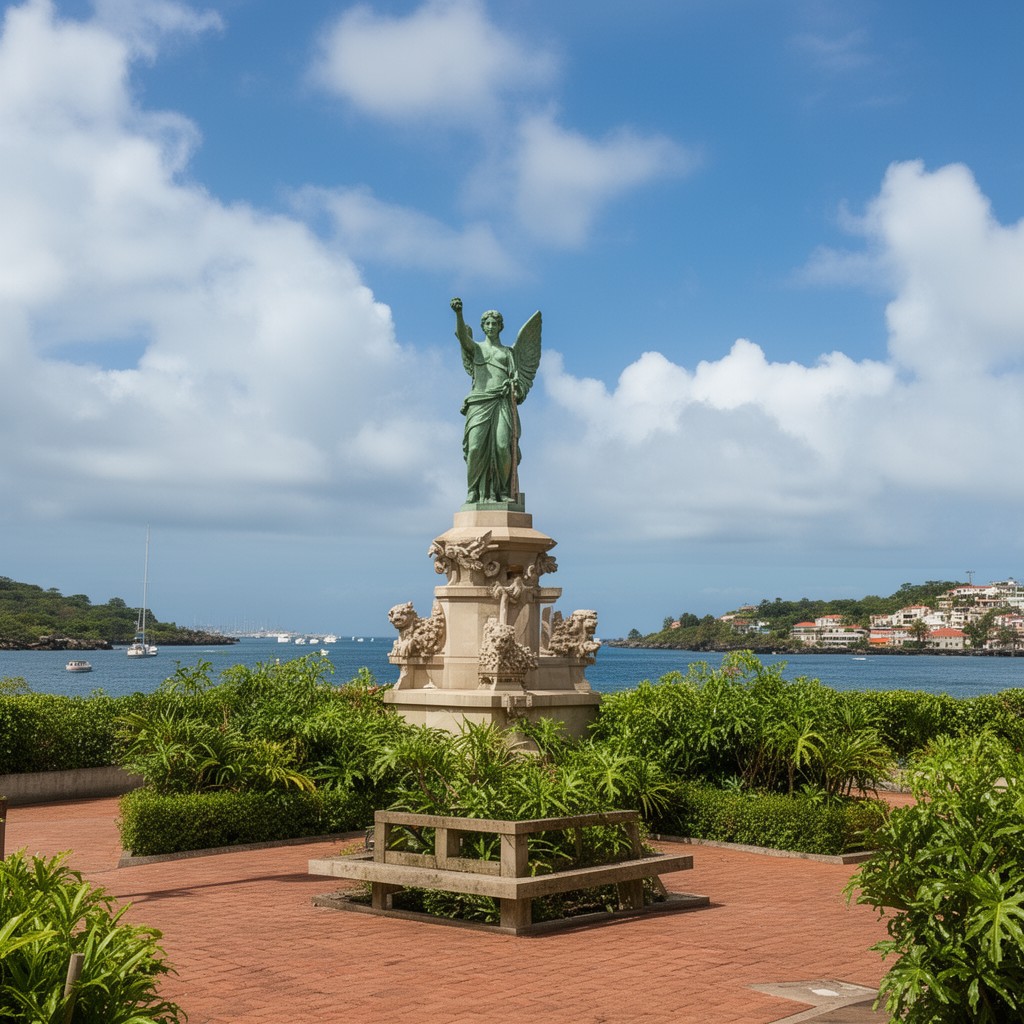 AI-generated illustration of Saint Michael, Barbados