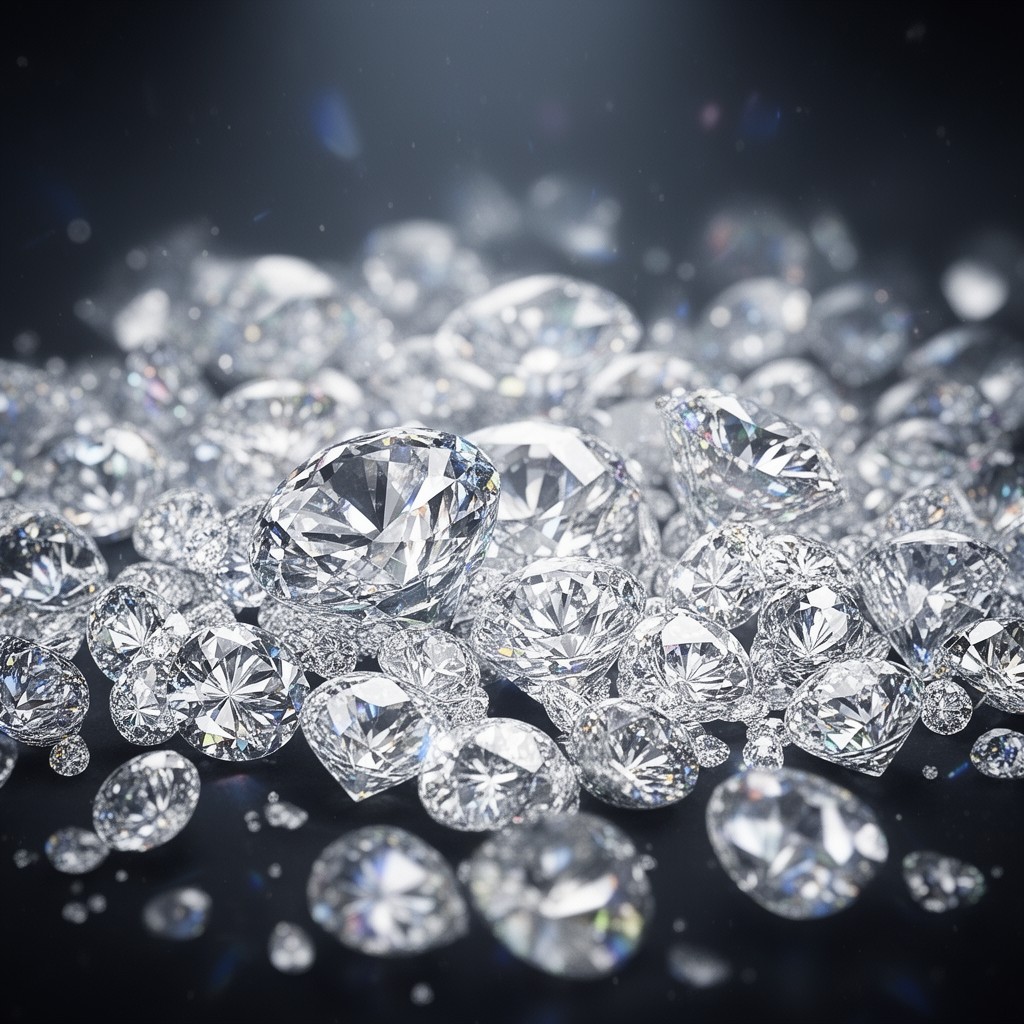 AI-generated illustration of Diamonds