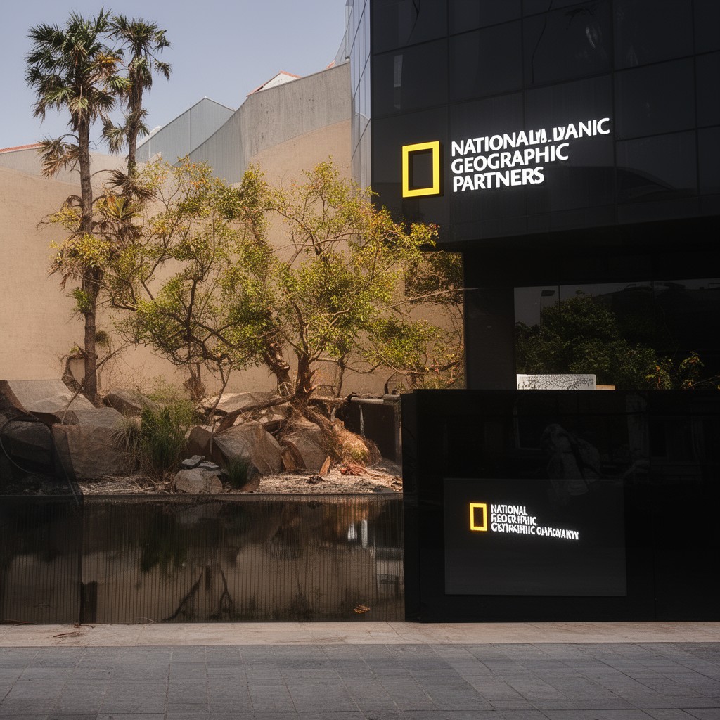 AI-generated illustration of National Geographic Partners