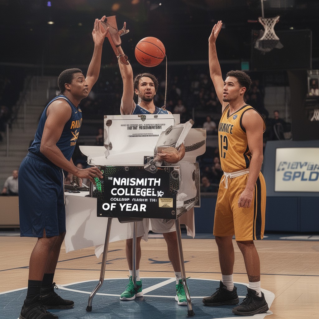 AI-generated illustration of Naismith College Player of the Year