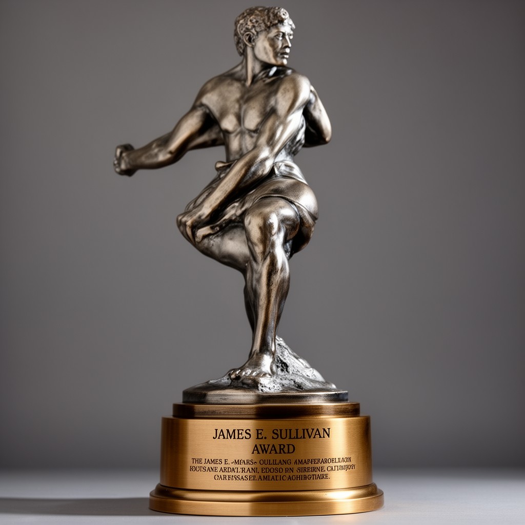 AI-generated illustration of James E. Sullivan Award