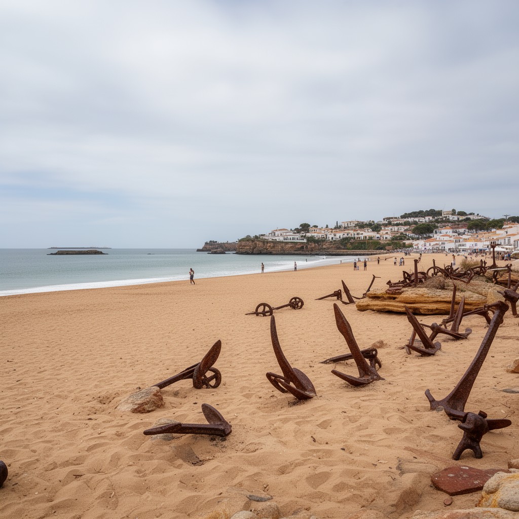 AI-generated illustration of Praia do Barril