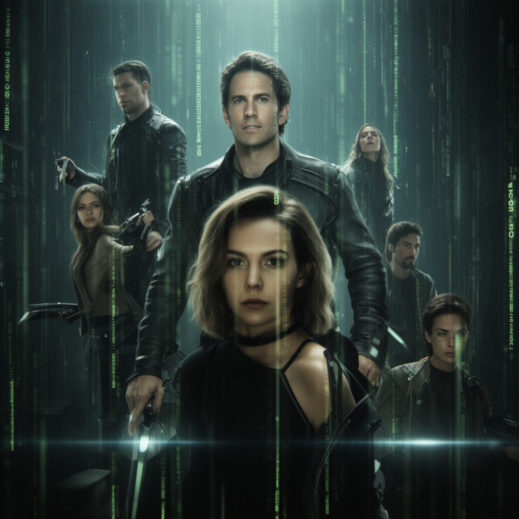 AI-generated illustration of The Matrix Resurrections