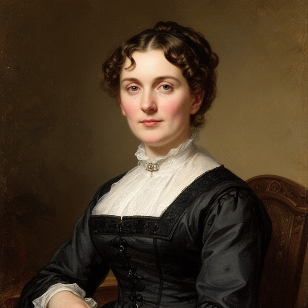 AI-generated illustration of Mrs Beeton