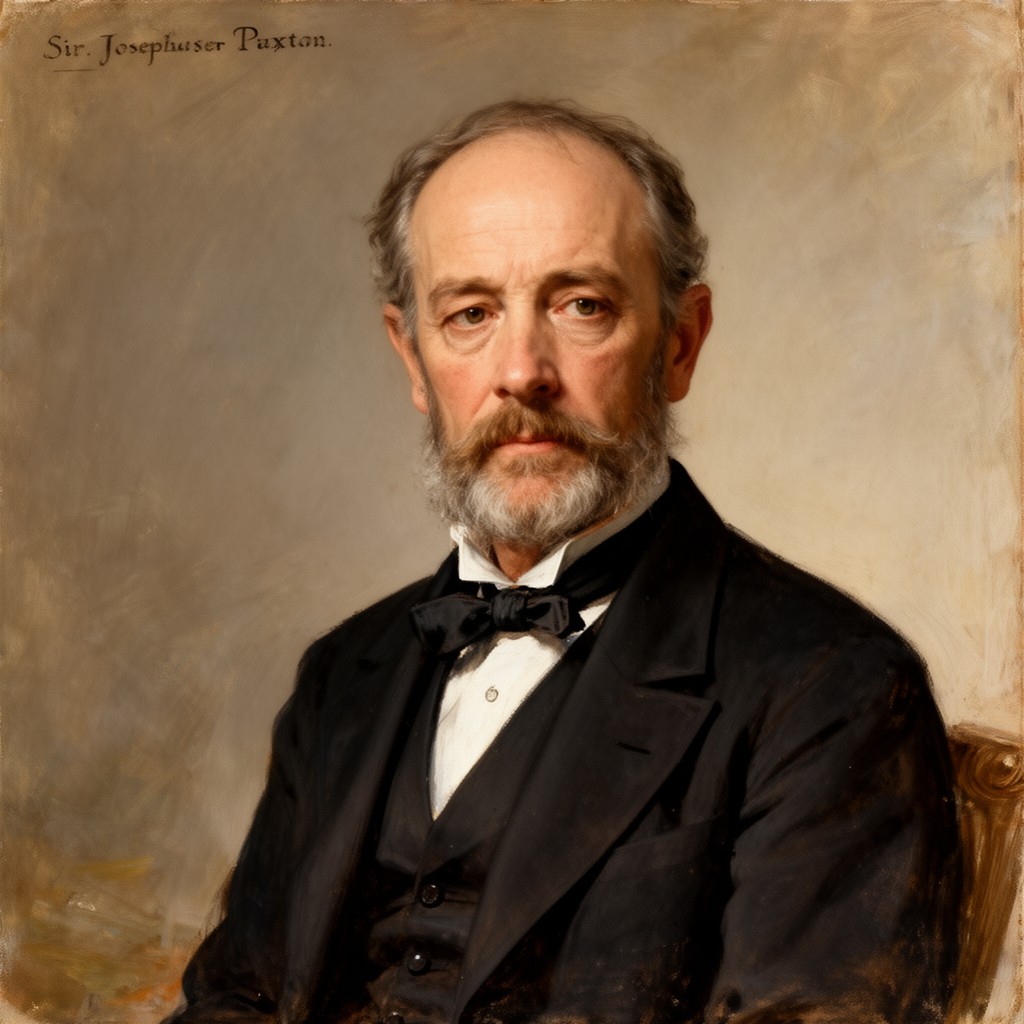 AI-generated illustration of Sir Joseph Paxton