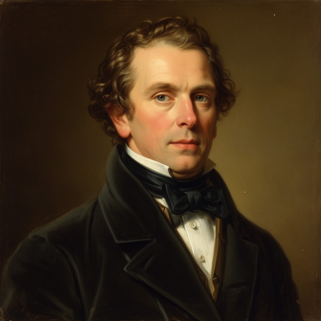 AI-generated illustration of Frederick Winsor, gas lighting pioneer