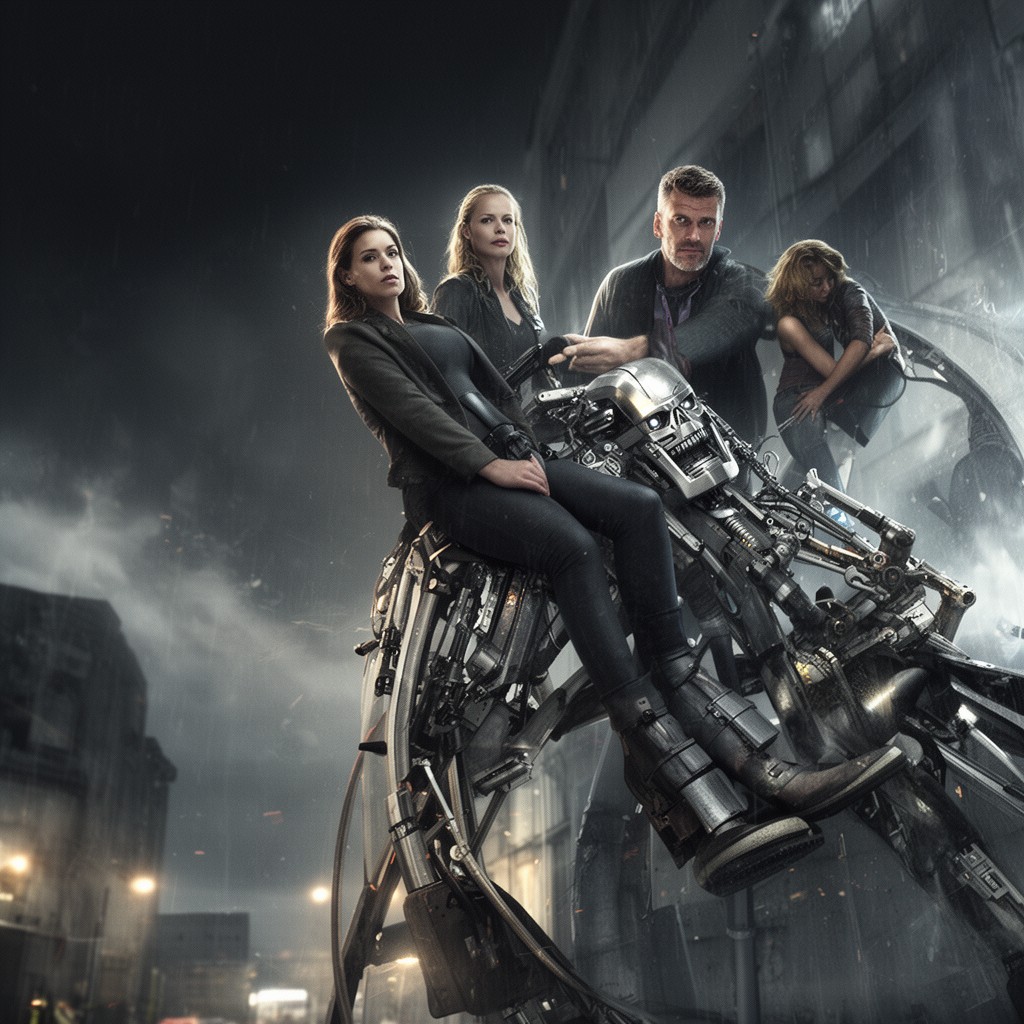 AI-generated illustration of Terminator Genisys