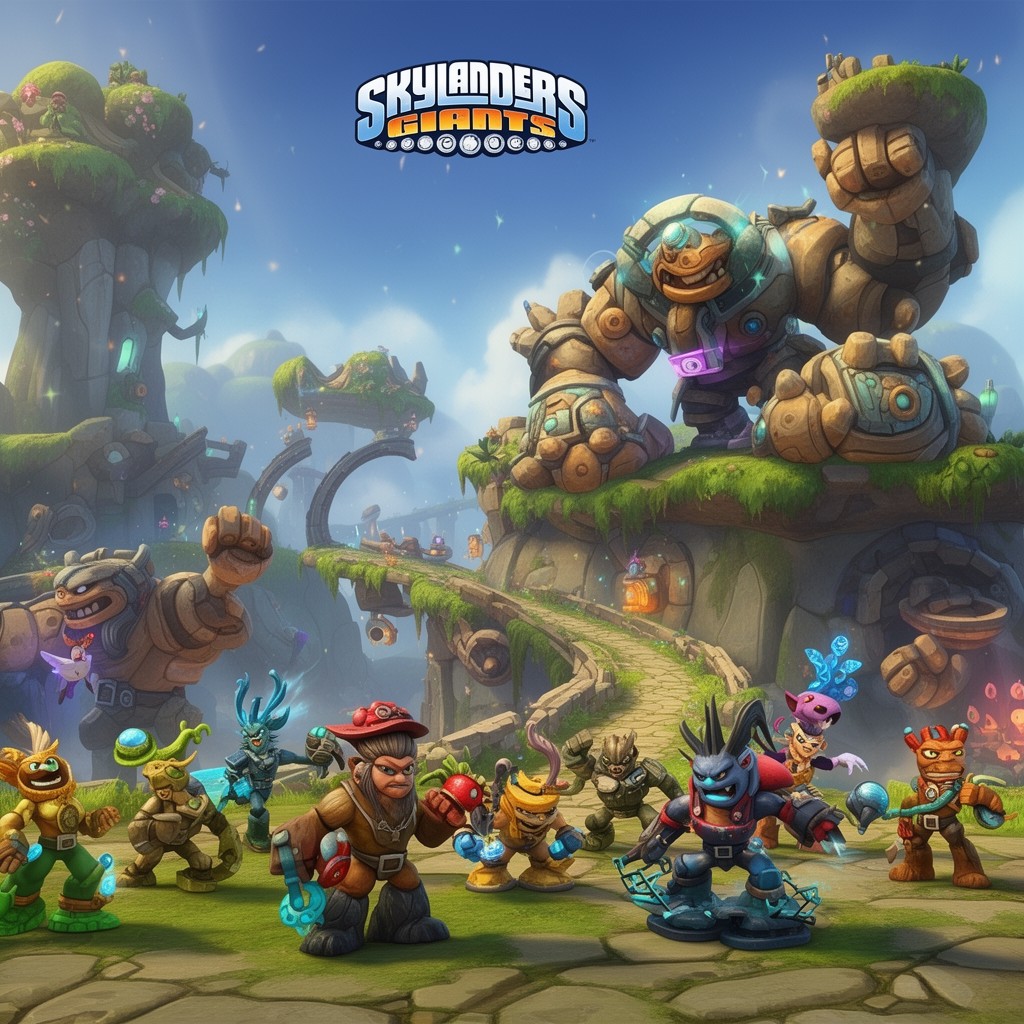 AI-generated illustration of Skylanders: Giants