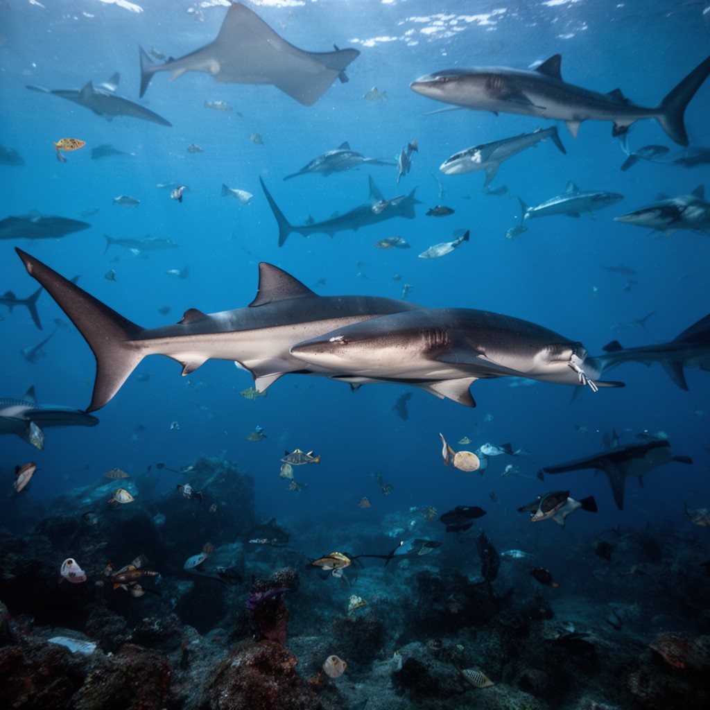 AI-generated illustration of Chondrichthyes