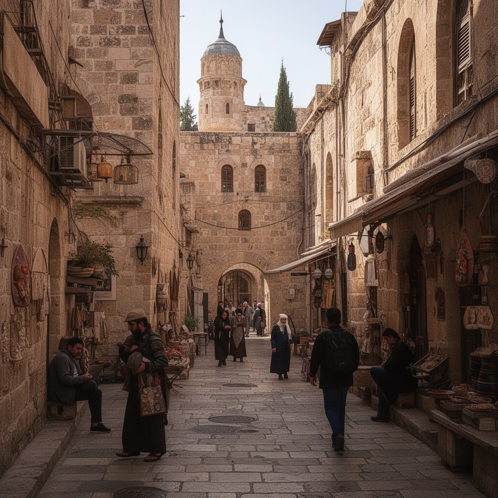 AI-generated illustration of Armenian Quarter