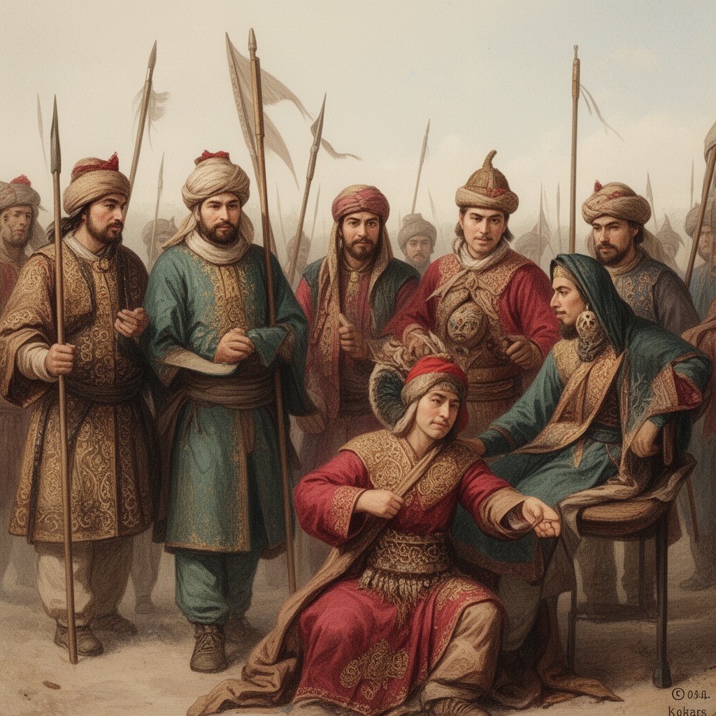 AI-generated illustration of Turco-Mongol