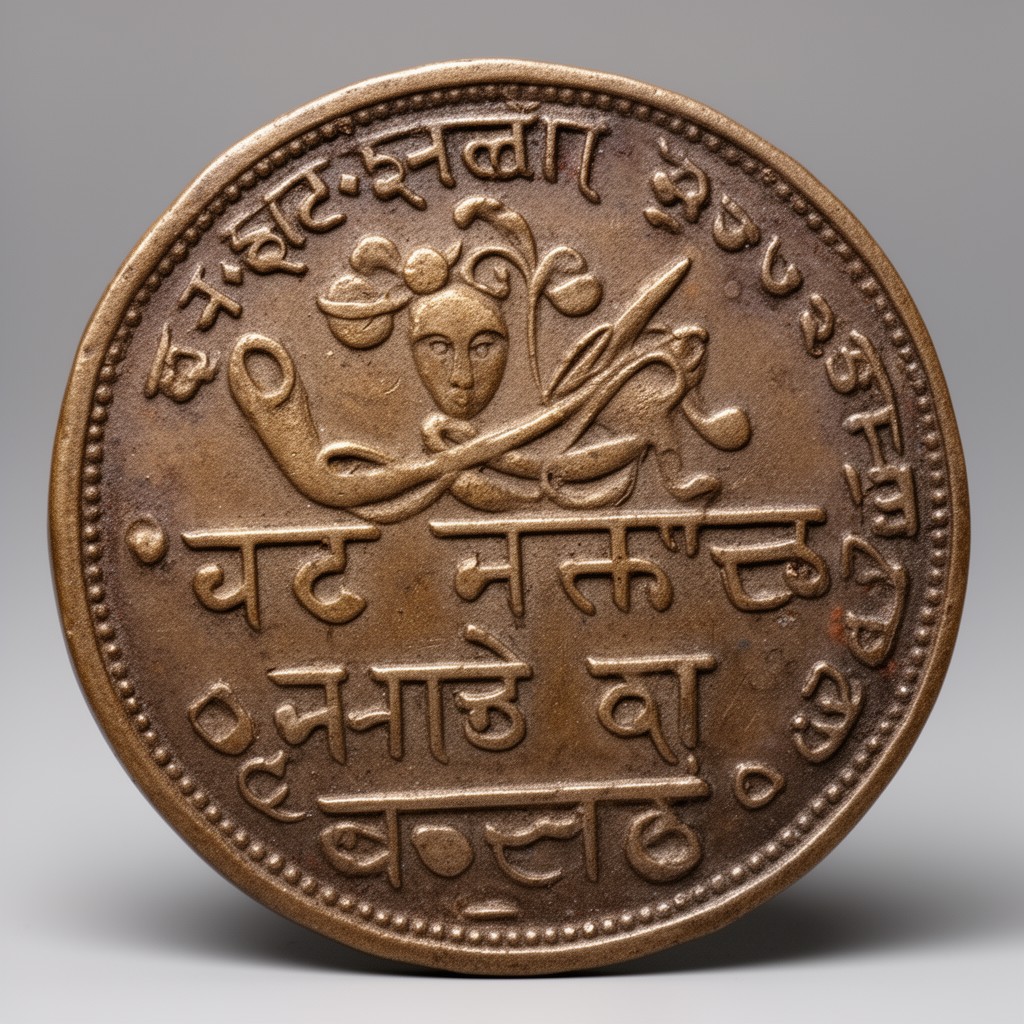 AI-generated illustration of Sikh rupee