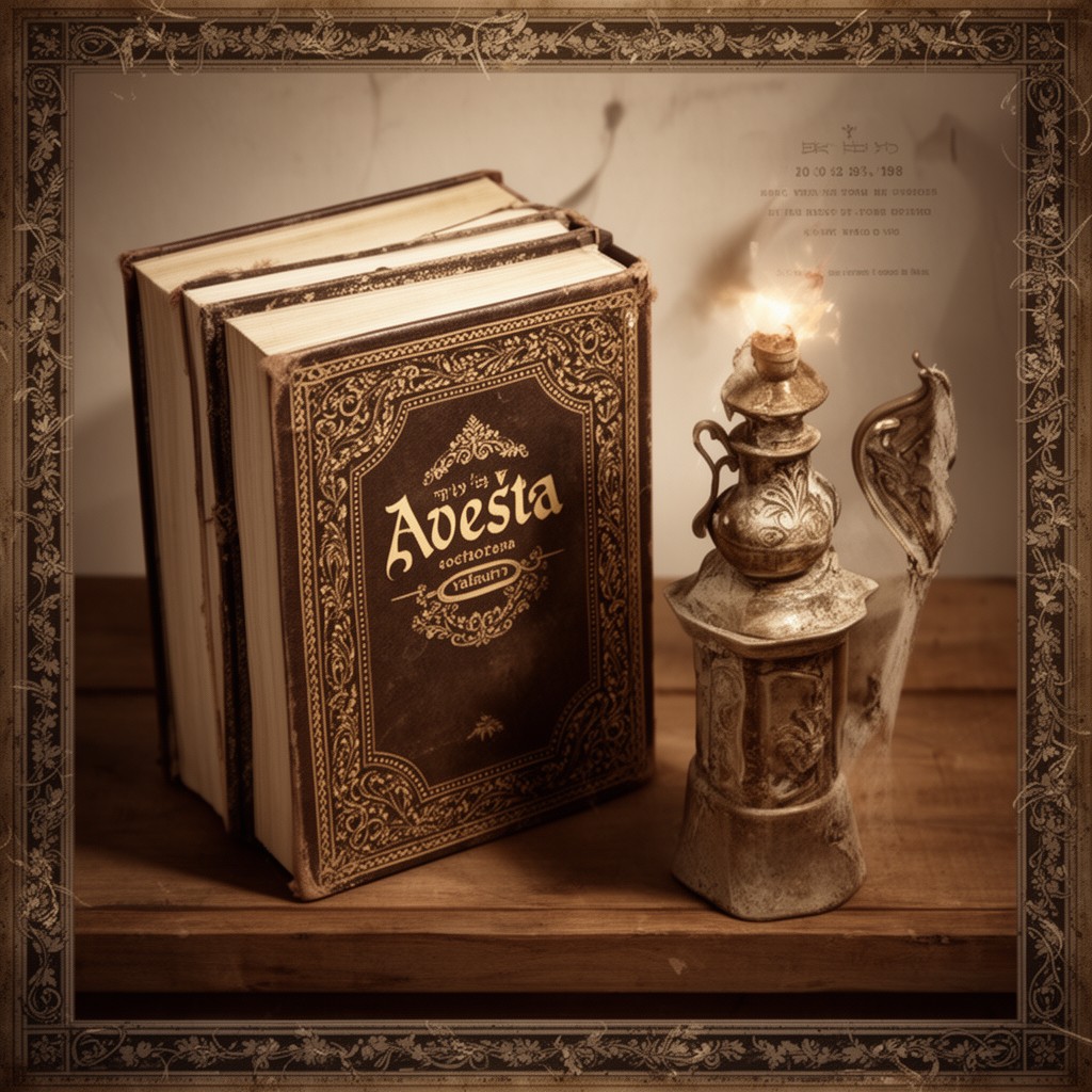 AI-generated illustration of Avesta