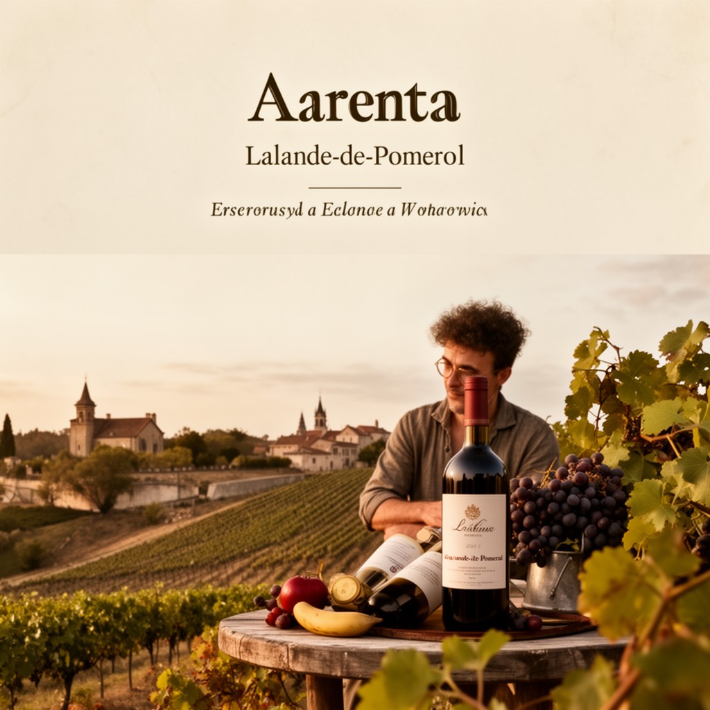 AI-generated illustration of Lalande-de-Pomerol