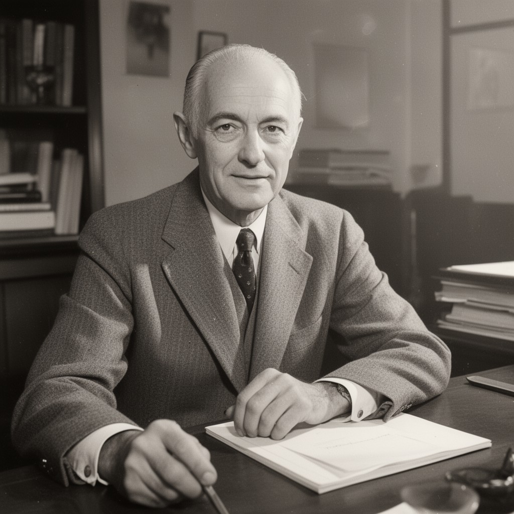 AI-generated illustration of Walter Schloss