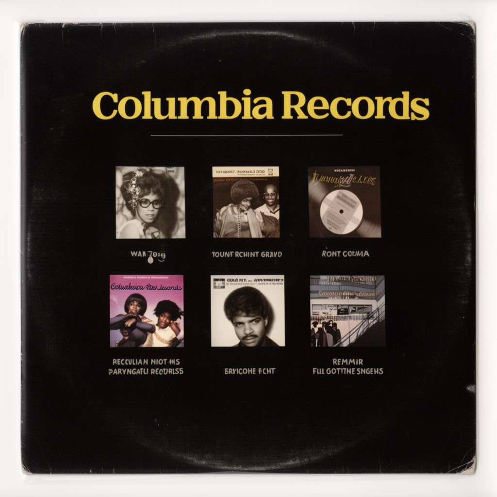AI-generated illustration of Columbia Records