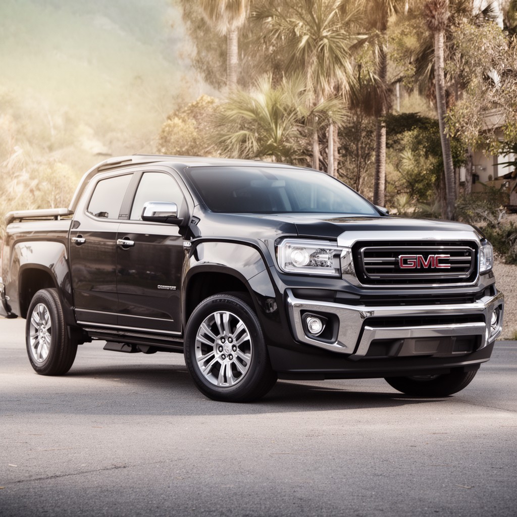 AI-generated illustration of GMC Canyon