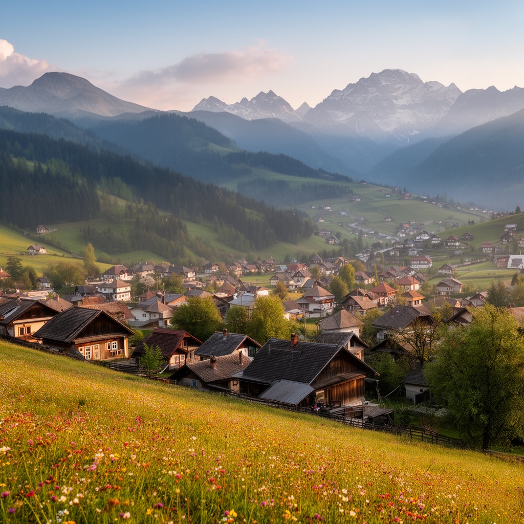 AI-generated illustration of Bukovina