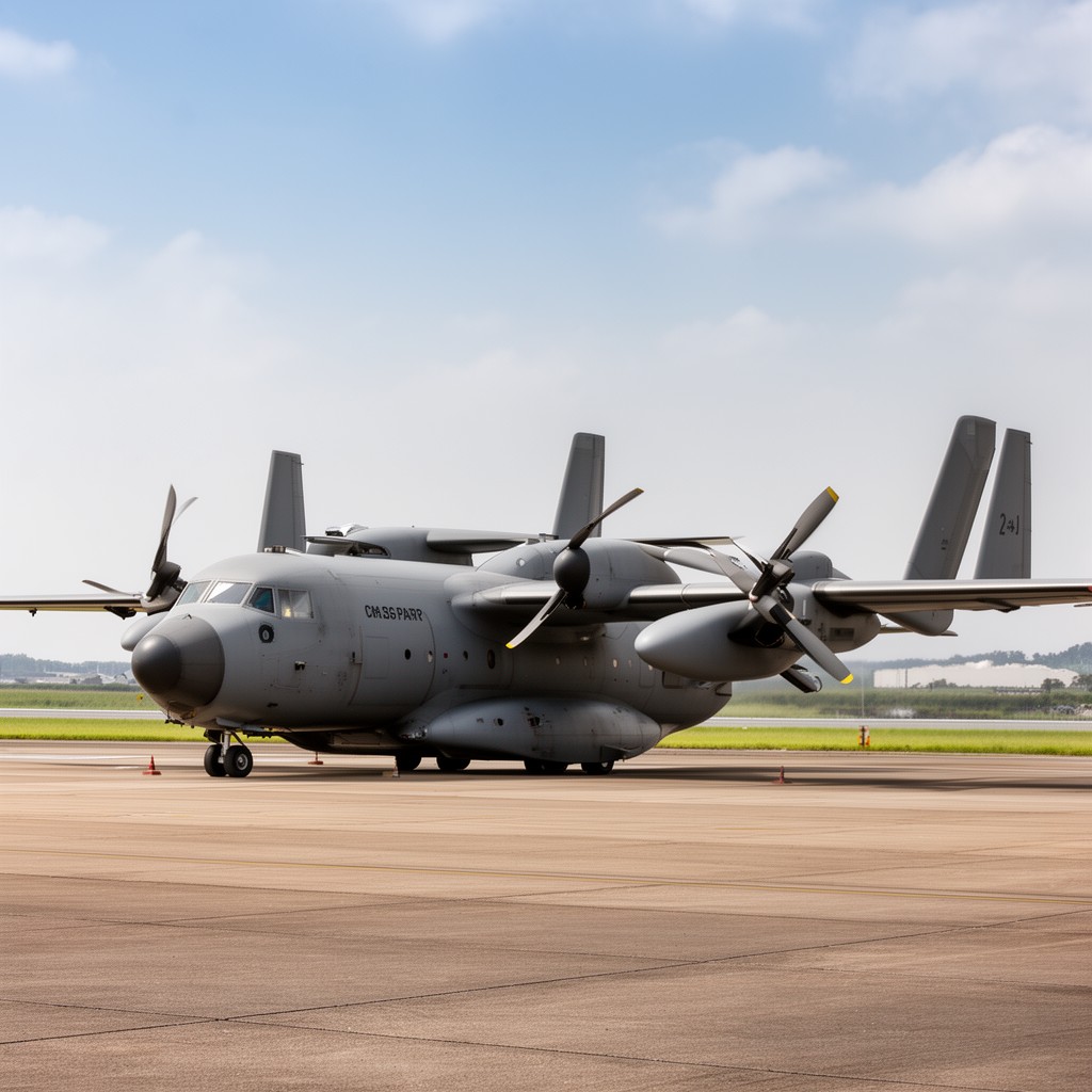 AI-generated illustration of C-27J Spartan aircraft