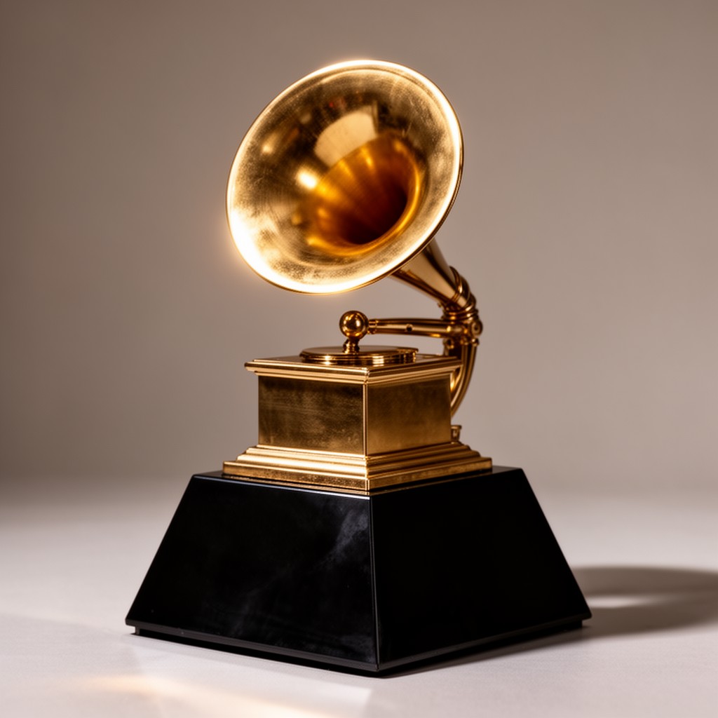 AI-generated illustration of Grammy Award for Best Song Written for Visual Media