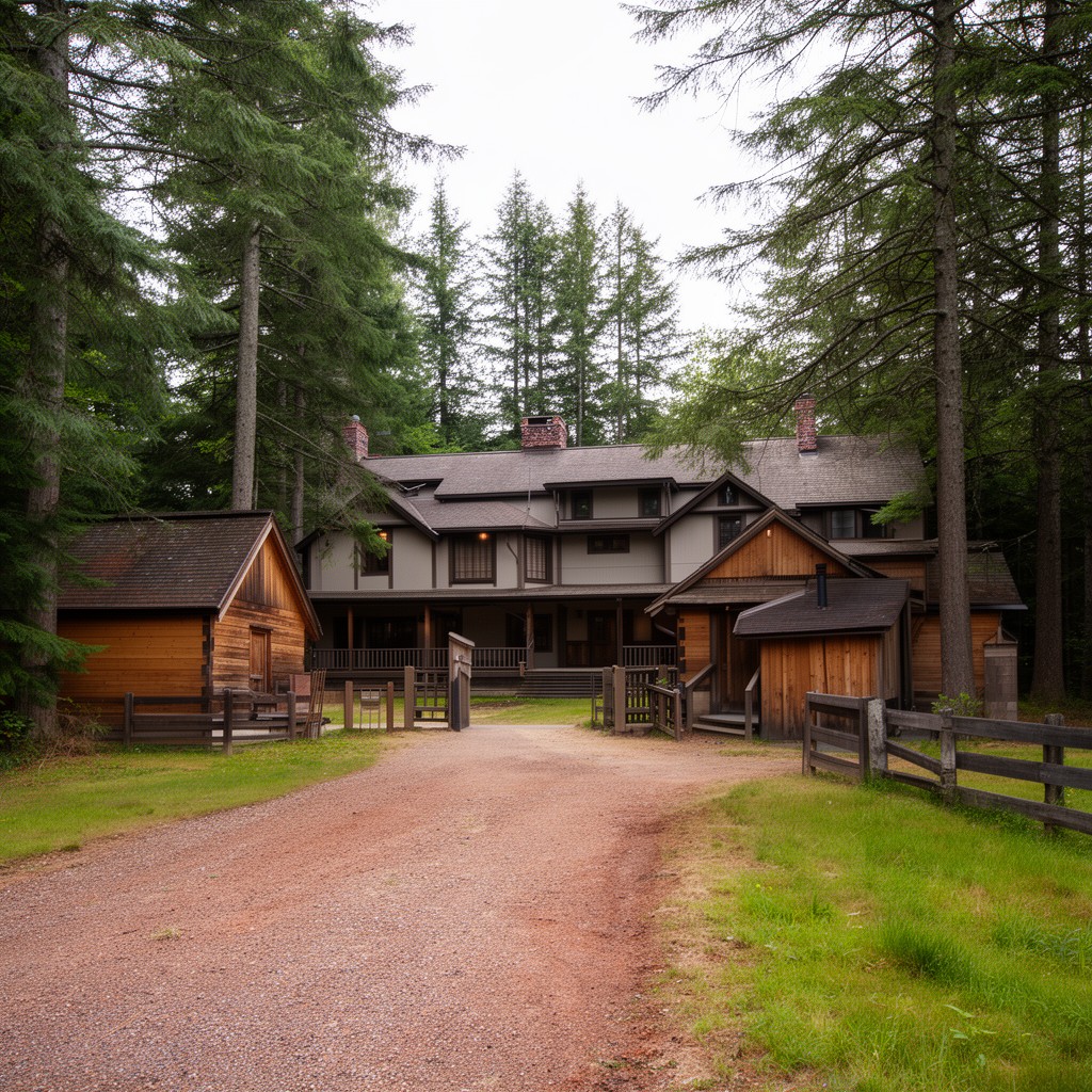 AI-generated illustration of Gate Lodge Complex