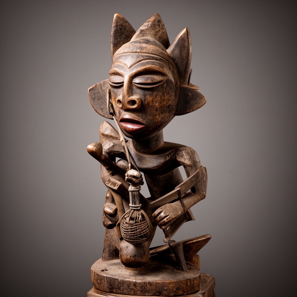 AI-generated illustration of African art