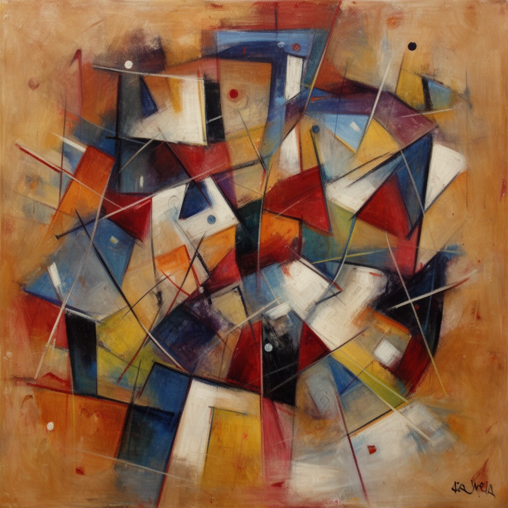 AI-generated illustration of Abstract art