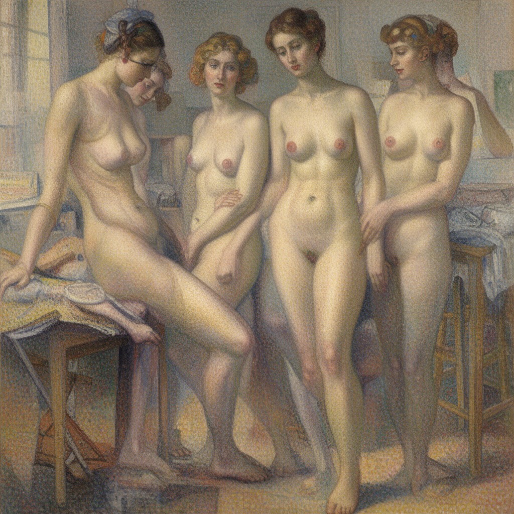 AI-generated illustration of The Models