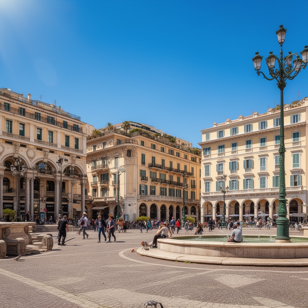 AI-generated illustration of Place Garibaldi