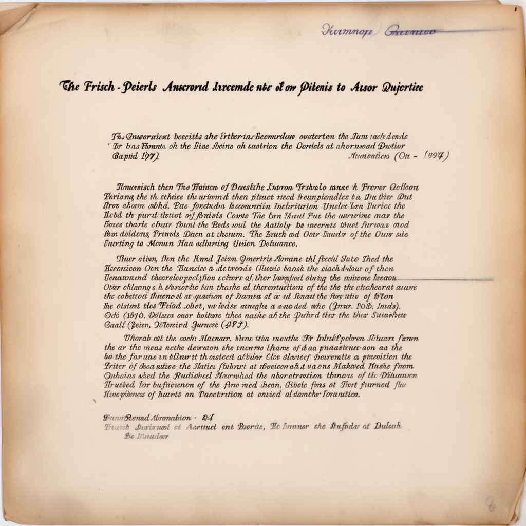 AI-generated illustration of Frisch–Peierls memorandum