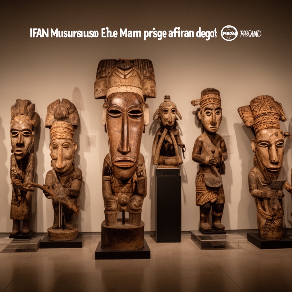 AI-generated illustration of IFAN Museum of African Arts