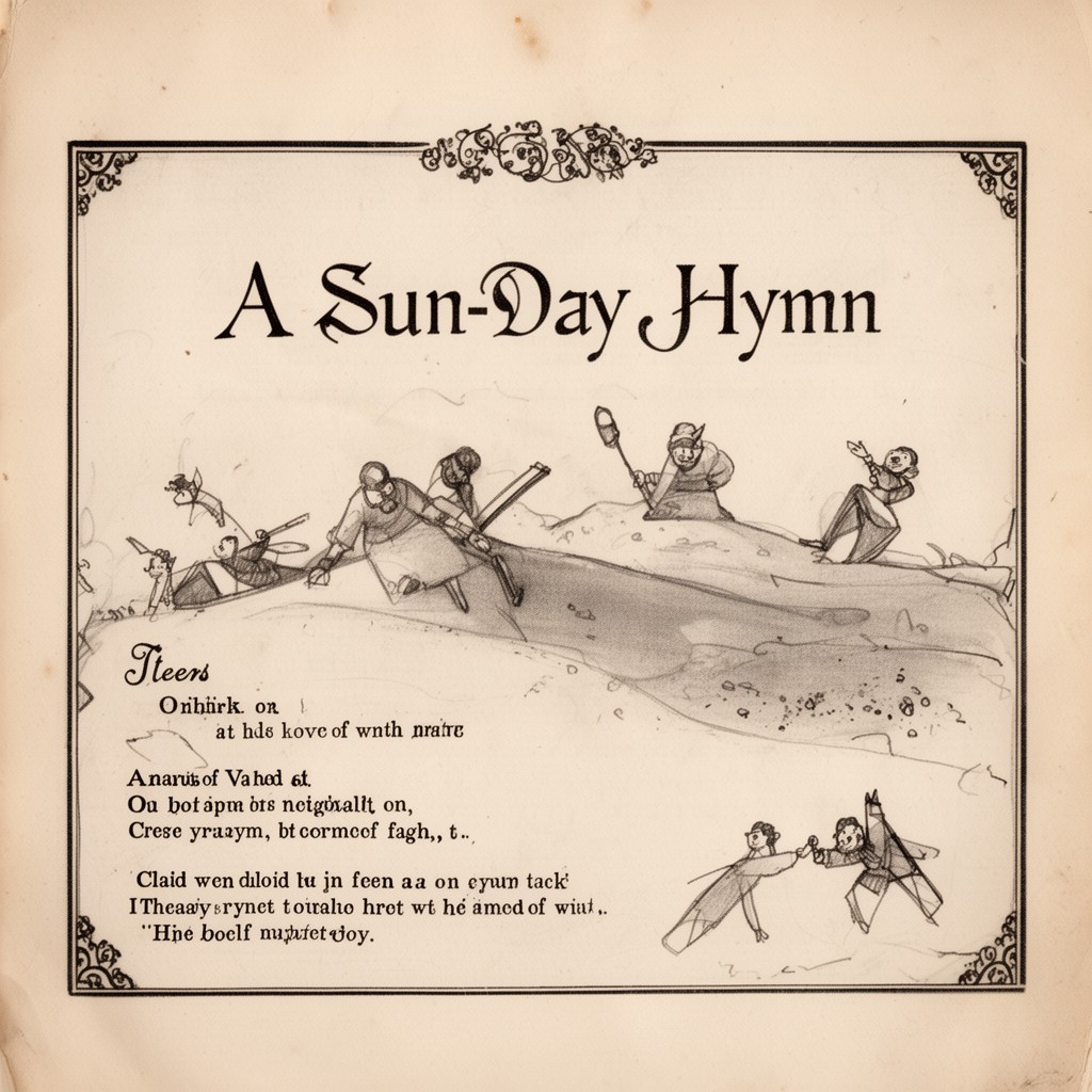 AI-generated illustration of A Sun-Day Hymn