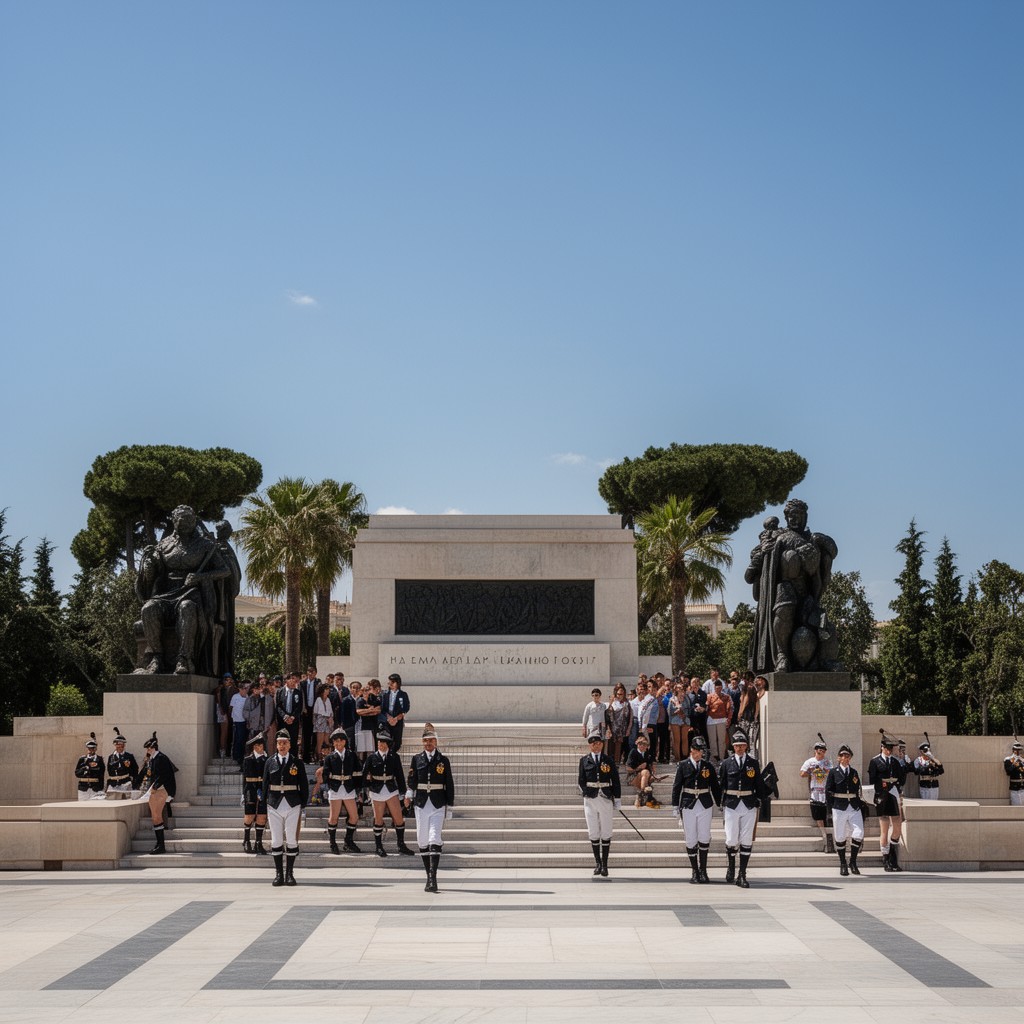 AI-generated illustration of Tomb of the Unknown Soldier (Athens)