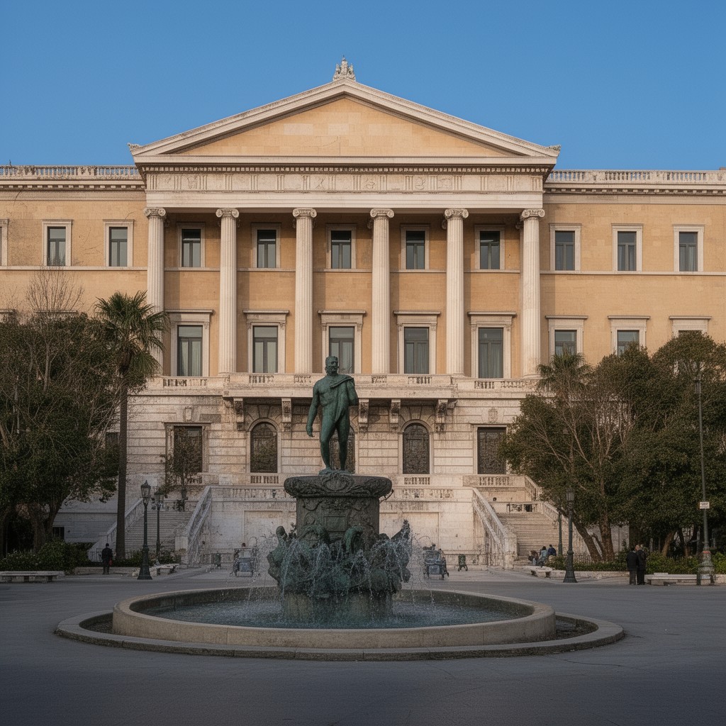 AI-generated illustration of Παλαιά Ανάκτορα
