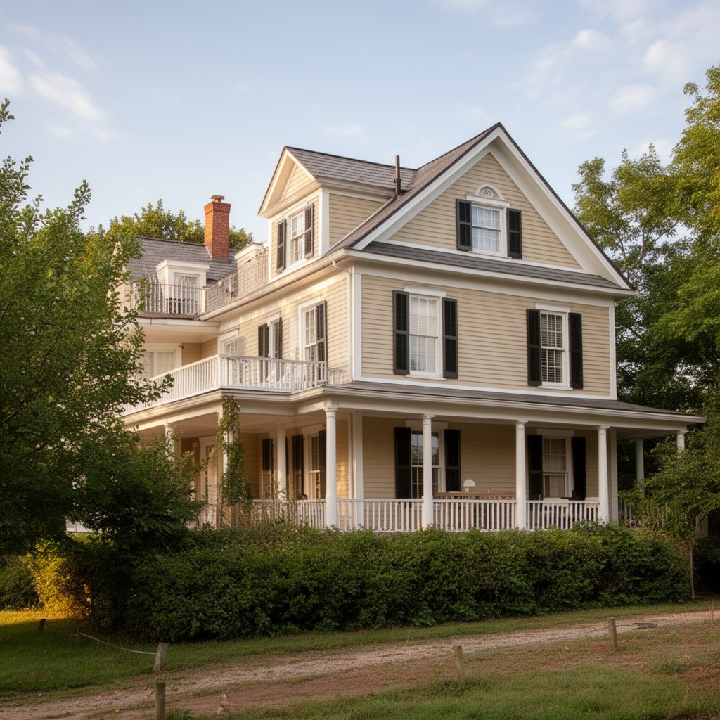 AI-generated illustration of Harriet Beecher Stowe House (Hartford)