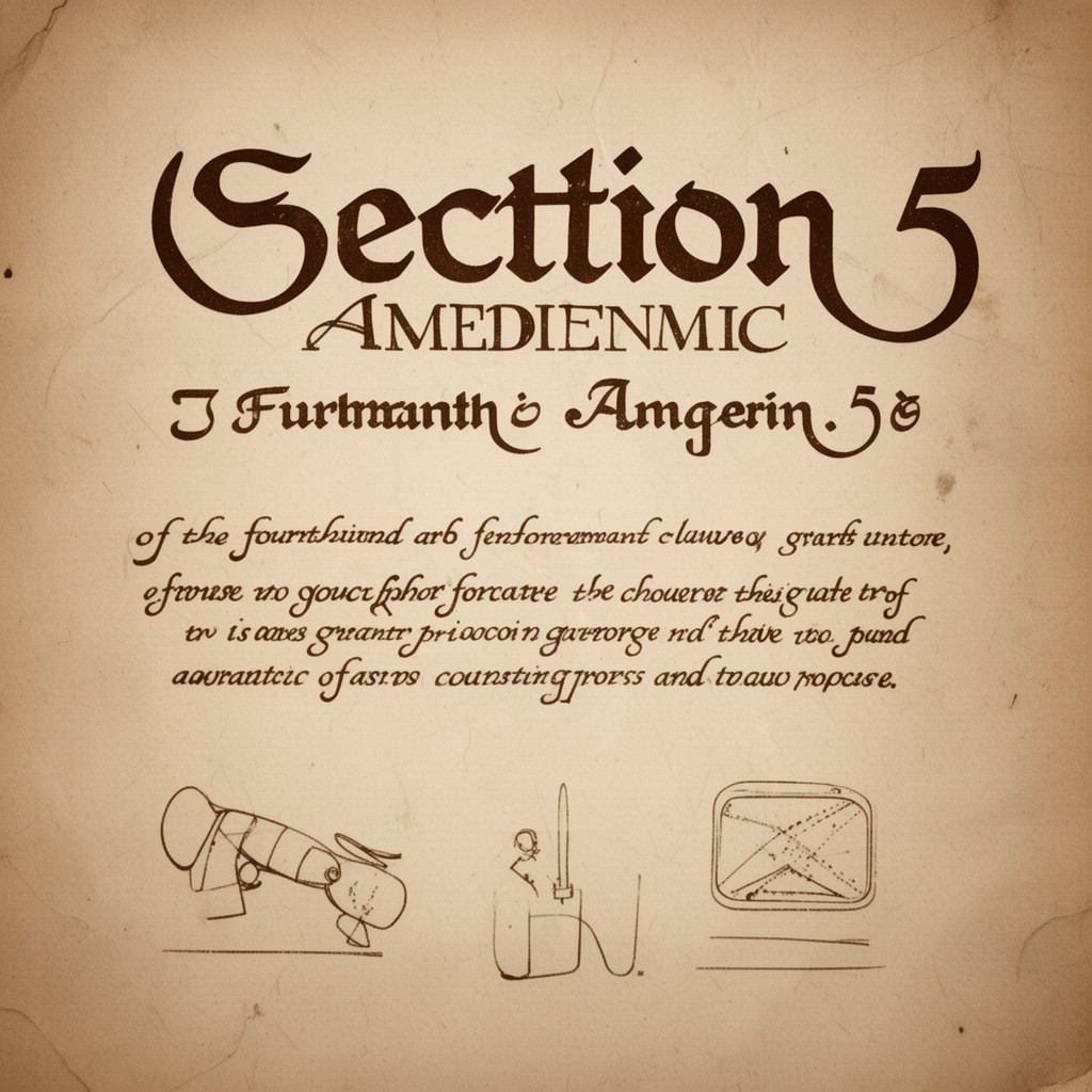 AI-generated illustration of Section 5 of the Fourteenth Amendment