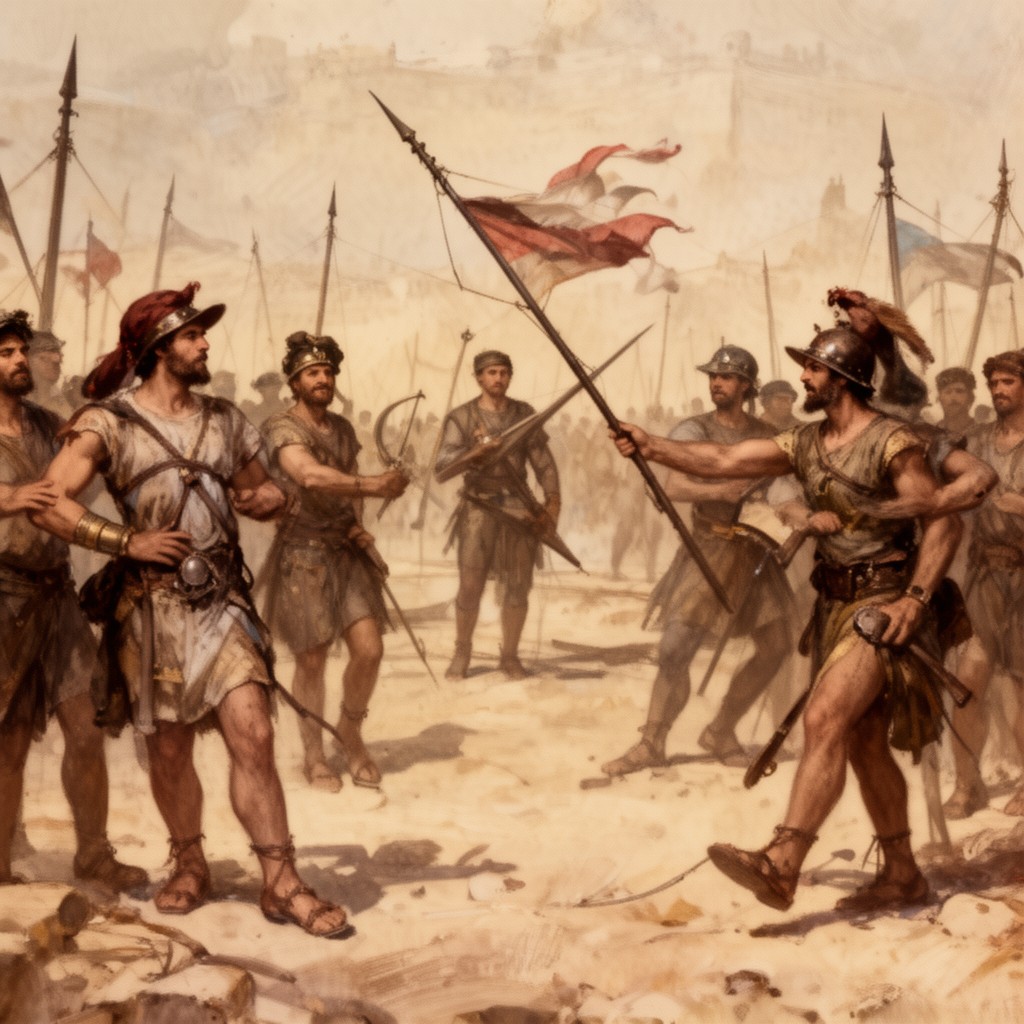AI-generated illustration of Latins