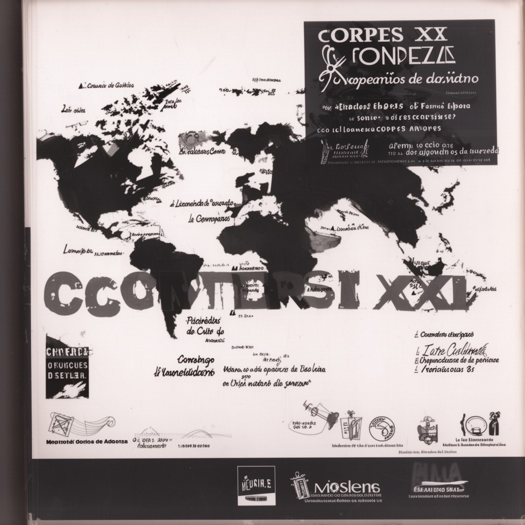 AI-generated illustration of CORPES XXI corpus