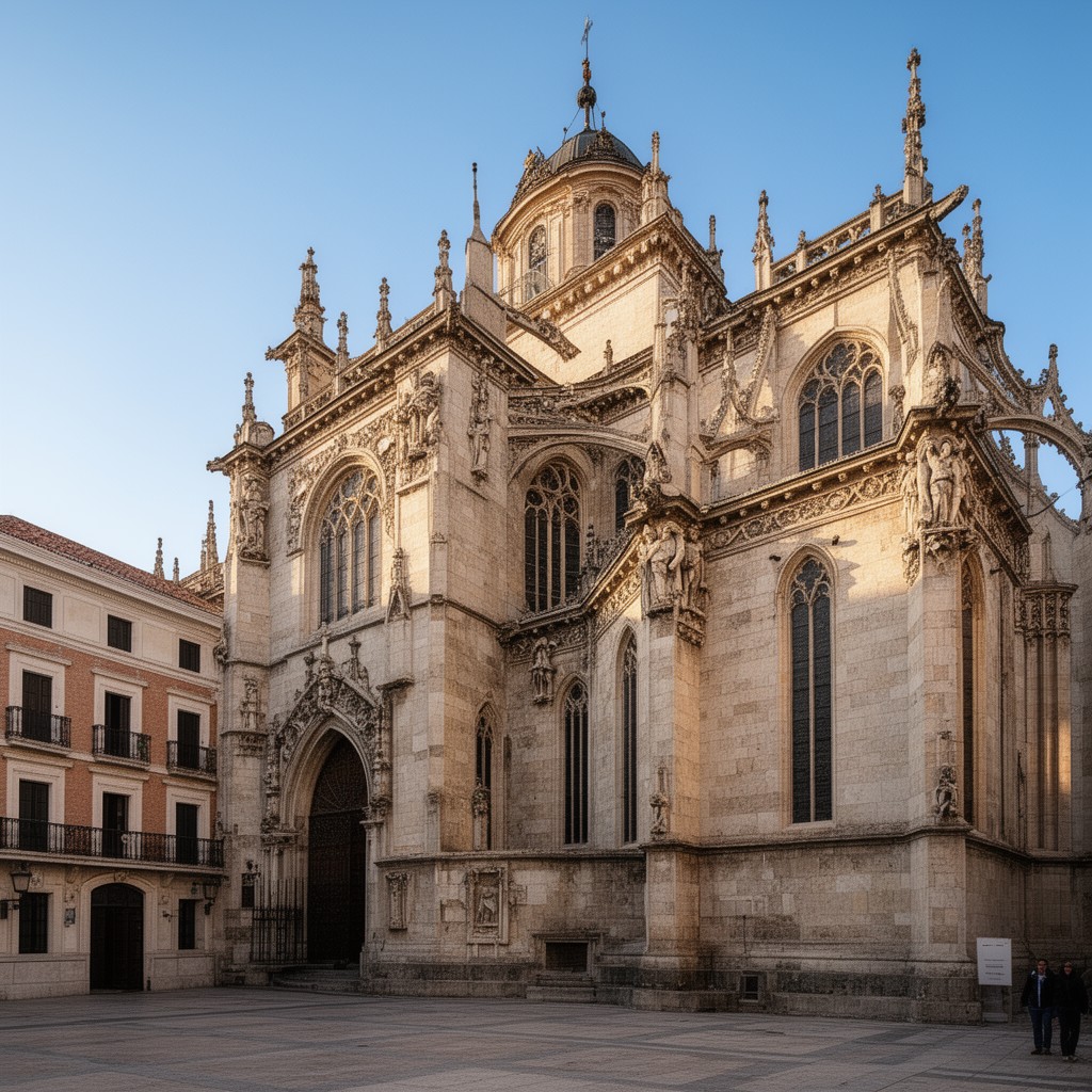 AI-generated illustration of Church of San Jerónimo el Real (nearby)