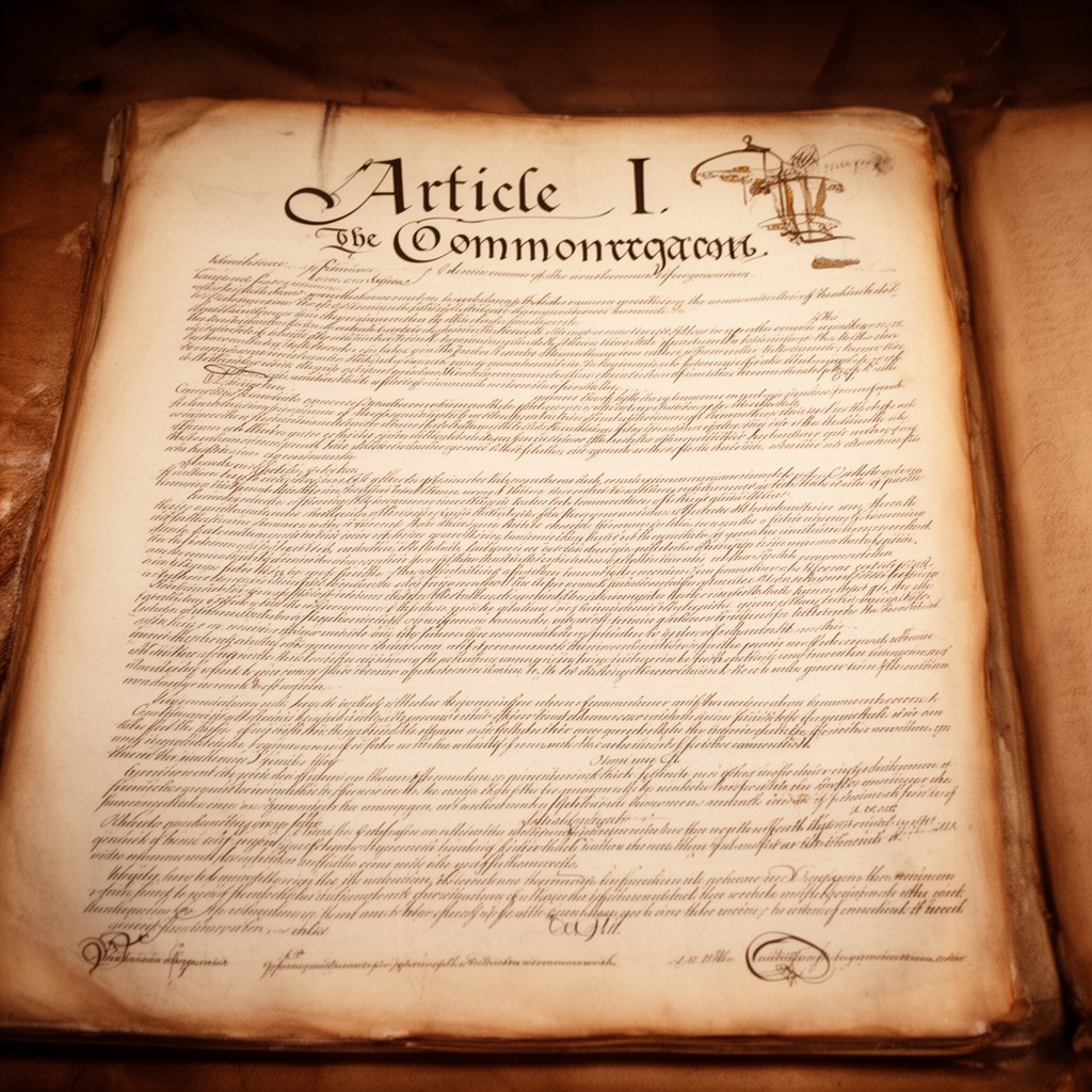 AI-generated illustration of Article I – The Commonwealth