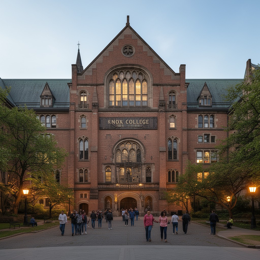 AI-generated illustration of Knox College