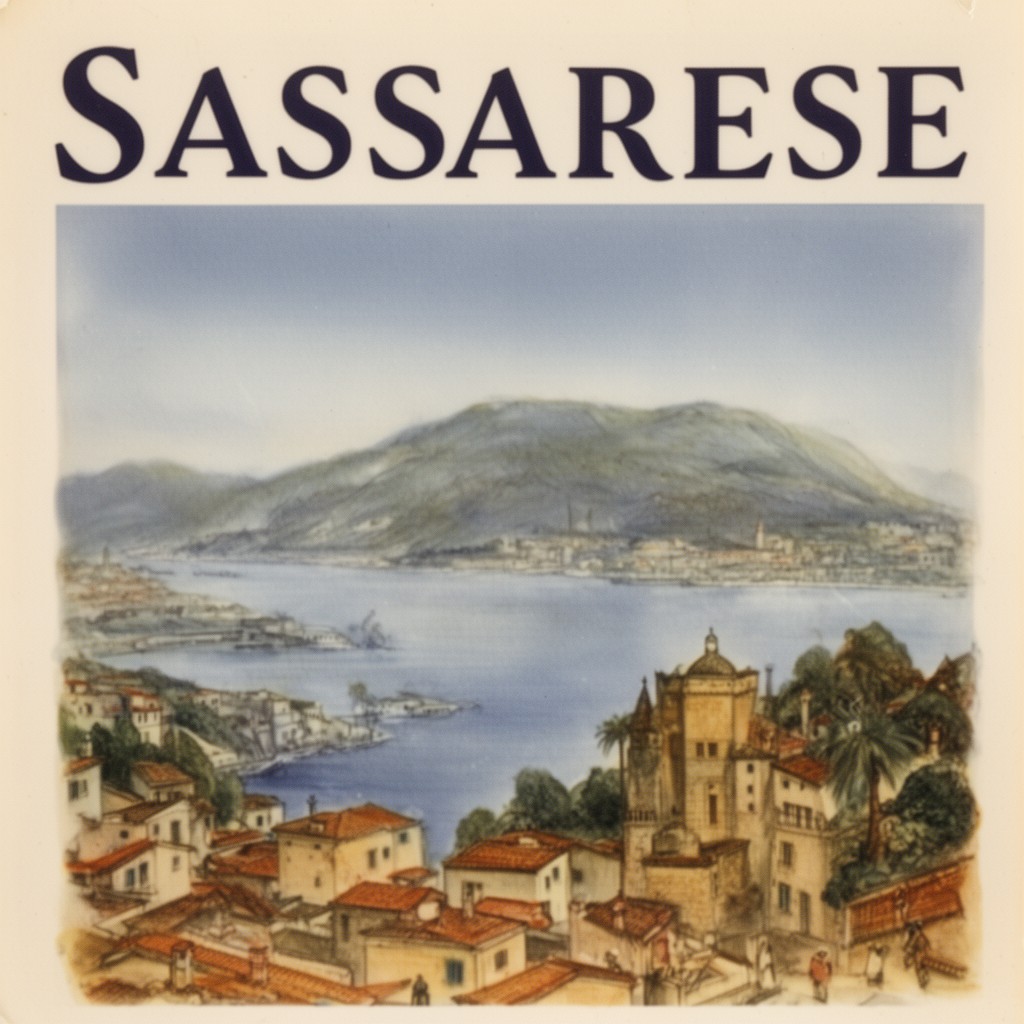 AI-generated illustration of Sassarese