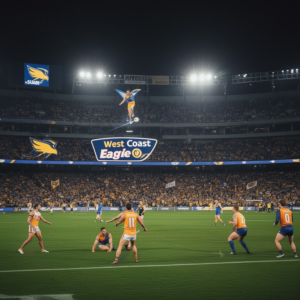 AI-generated illustration of West Coast Eagles